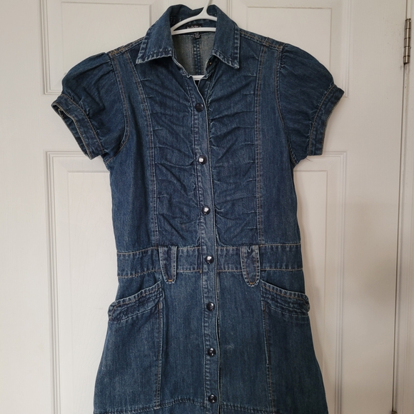 le chateau Dresses & Skirts - Le Chateau Blue Denim Shirt
